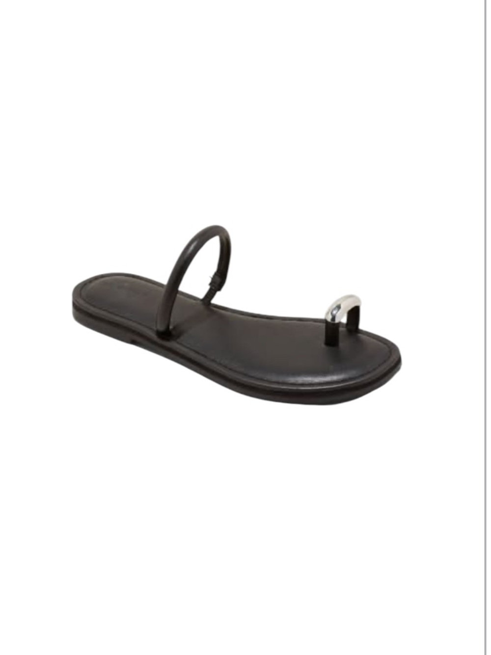 UNIVERSAL THREAD Universal Thread Clara Black Toe Ring sandal size various